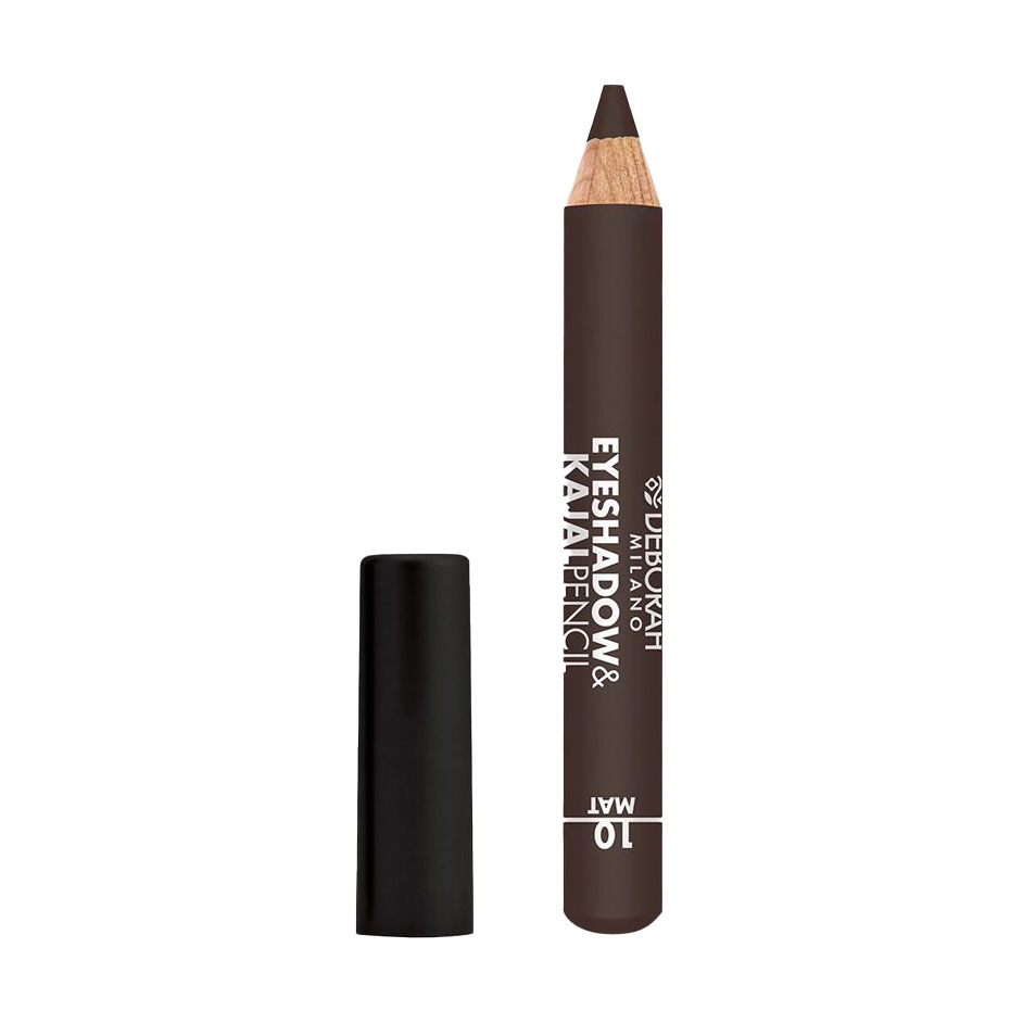 Тіні-олівець для повік Deborah Milano Eyeshadow &amp; Kajal Pencil 10 Brown Finish Mat, 2 г